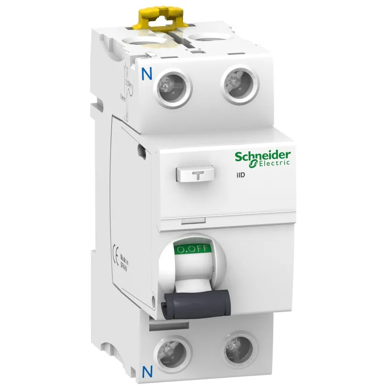 Acti9, iID interrupteur différentiel 2P 40A 30mA type AC - Schneider - A9R11240