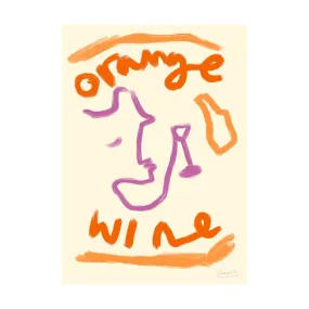 Affiche 50x70cmOrange Wine