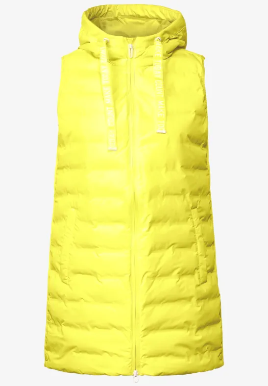 CECIL Gilet long matelassé 