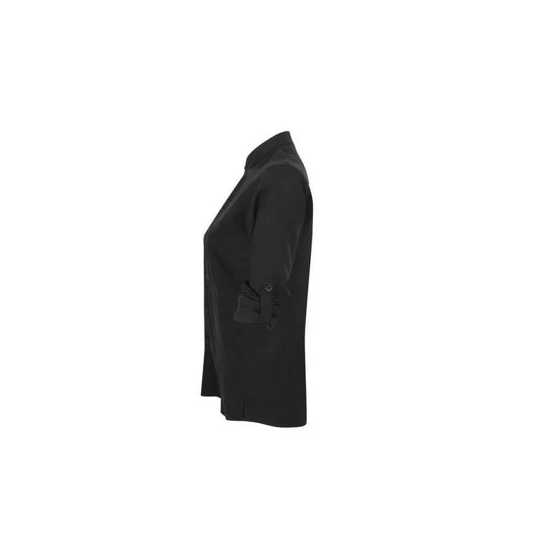 Chemise femme col mao