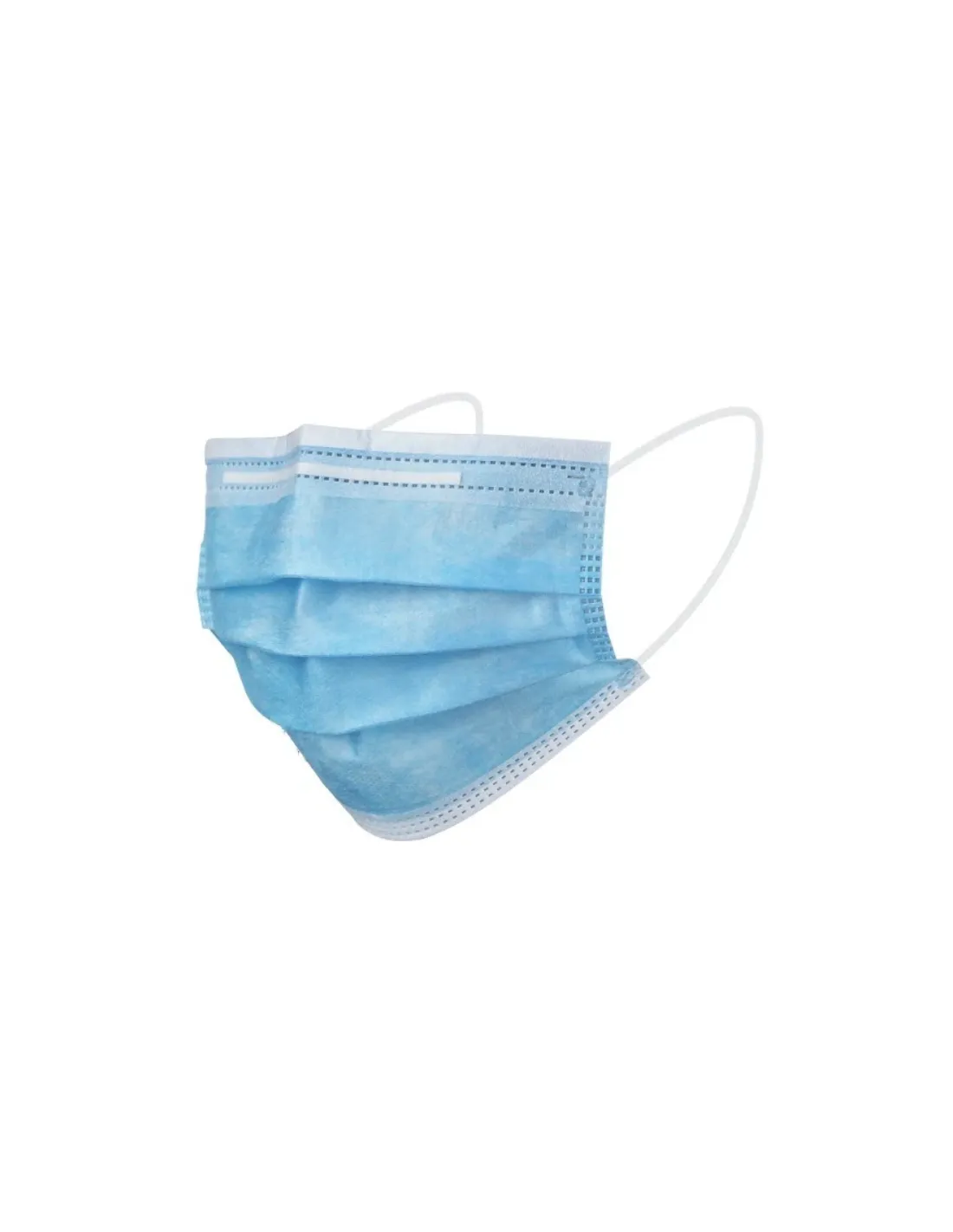 Masque chirurgical 3 plis Type 2 - Jetable Bleu - Boîte de 50