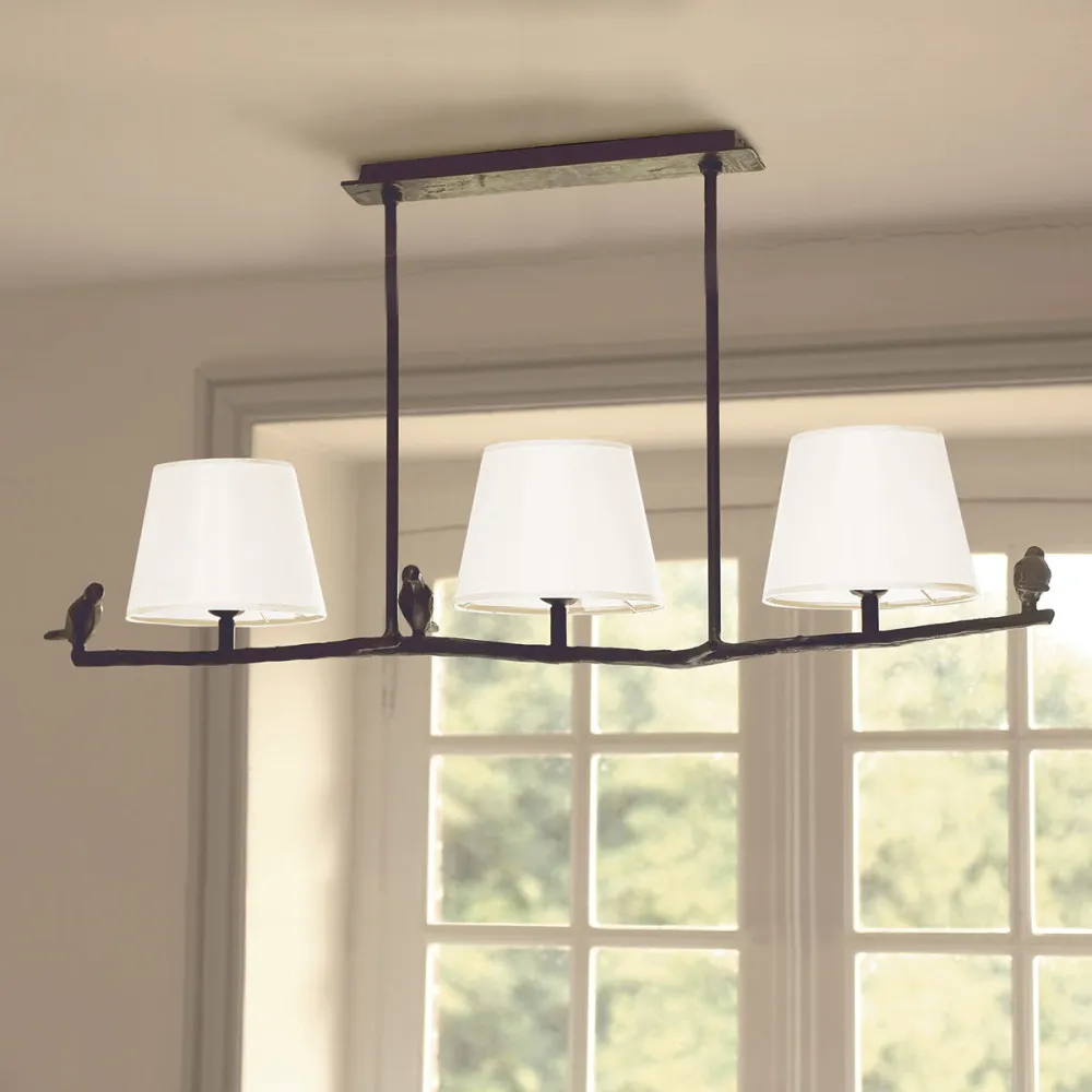 Objet Insolite Suspension Plume Bronze