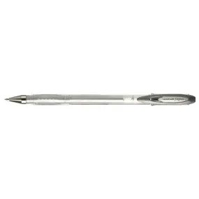 Roller encre gel Signo UM120NM Pte Moy. 0,7mm Argent