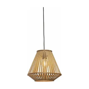 Suspension ronde en bambou naturel 30x30 cmMerapi