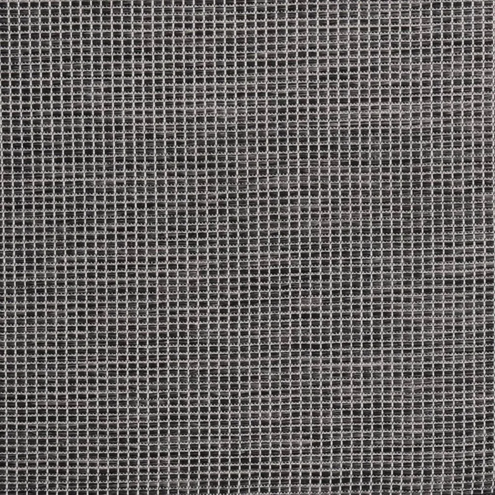 Tapis à tissage plat d'extérieur 80x150 cm gris